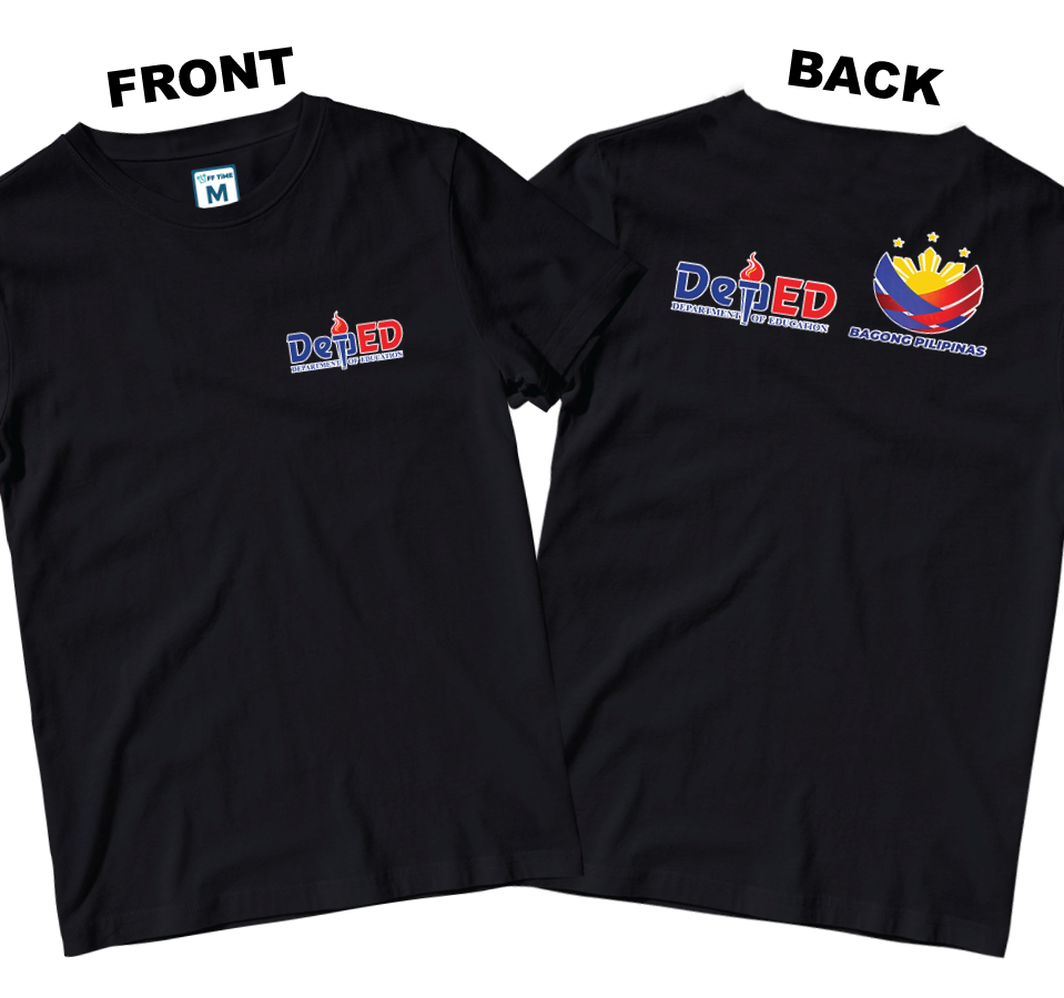 Cotton Shirt: DepEd Pocket 2 (Front and Back)