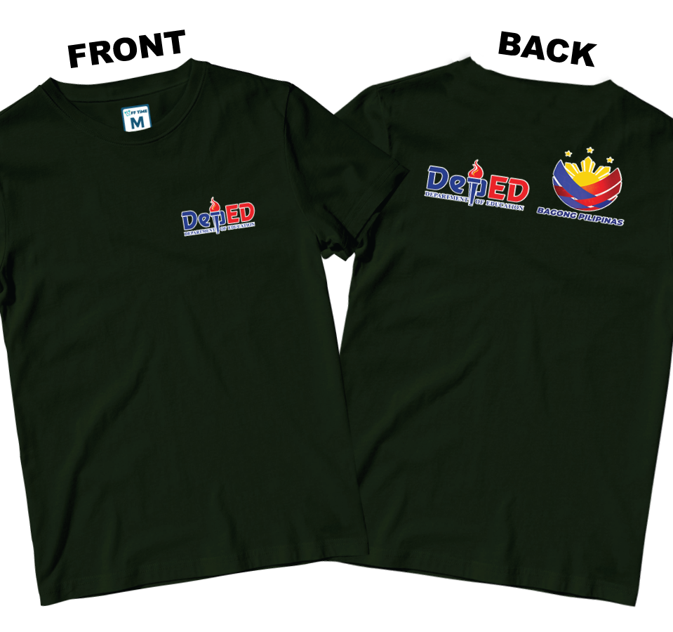 Cotton Shirt: DepEd Pocket 2 (Front and Back)