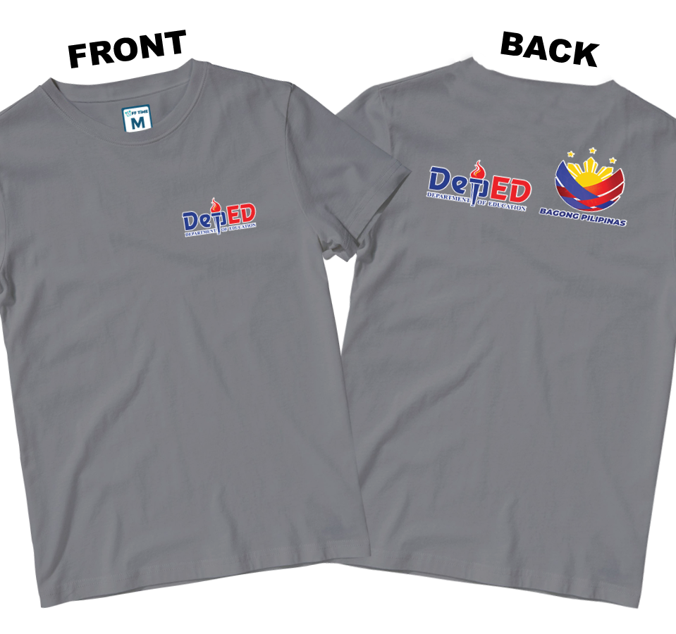 Cotton Shirt: DepEd Pocket 2 (Front and Back)