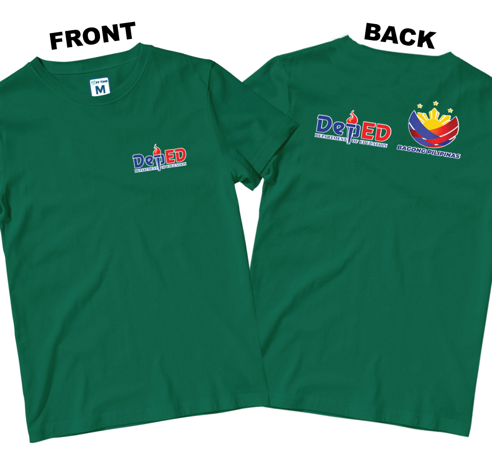 Cotton Shirt: DepEd Pocket 2 (Front and Back)
