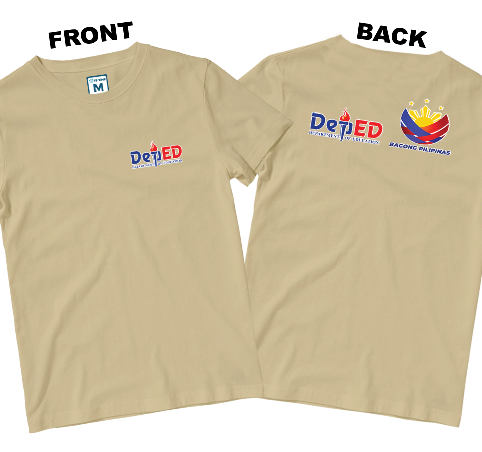 Cotton Shirt: DepEd Pocket 2 (Front and Back)