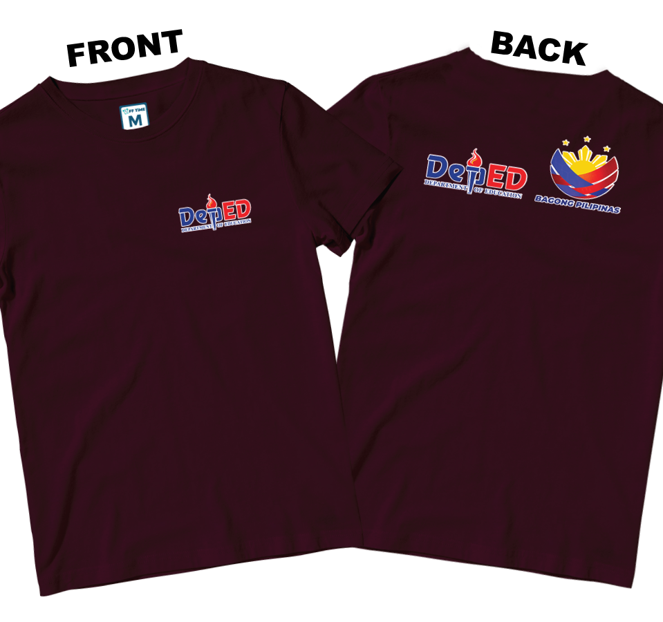 Cotton Shirt: DepEd Pocket 2 (Front and Back)