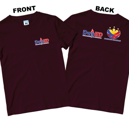 Cotton Shirt: DepEd Pocket 2 (Front and Back)