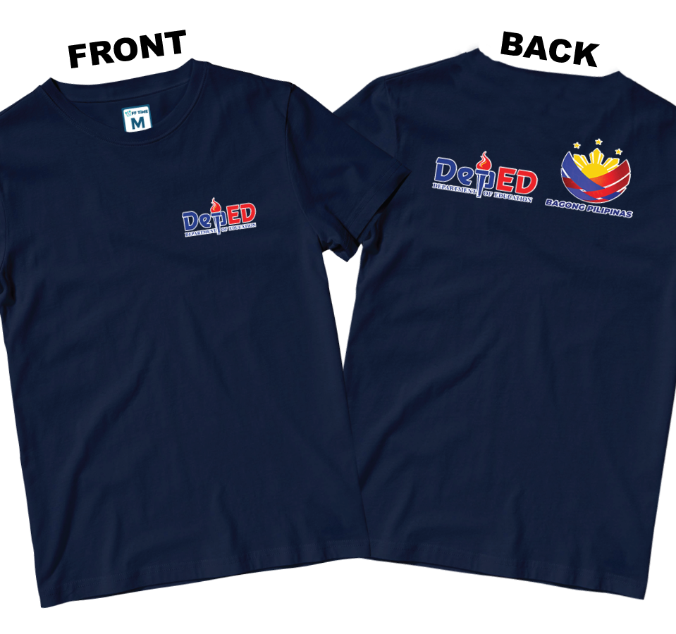 Cotton Shirt: DepEd Pocket 2 (Front and Back)