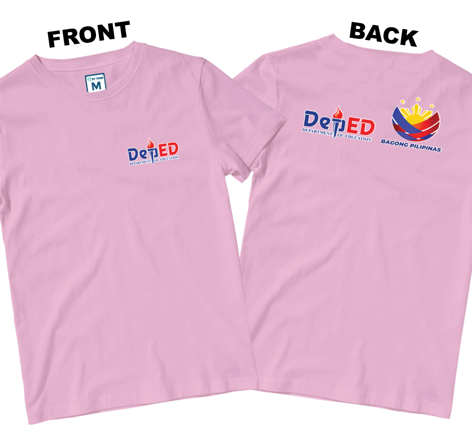 Cotton Shirt: DepEd Pocket 2 (Front and Back)
