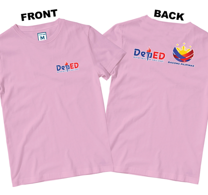 Cotton Shirt: DepEd Pocket 2 (Front and Back)
