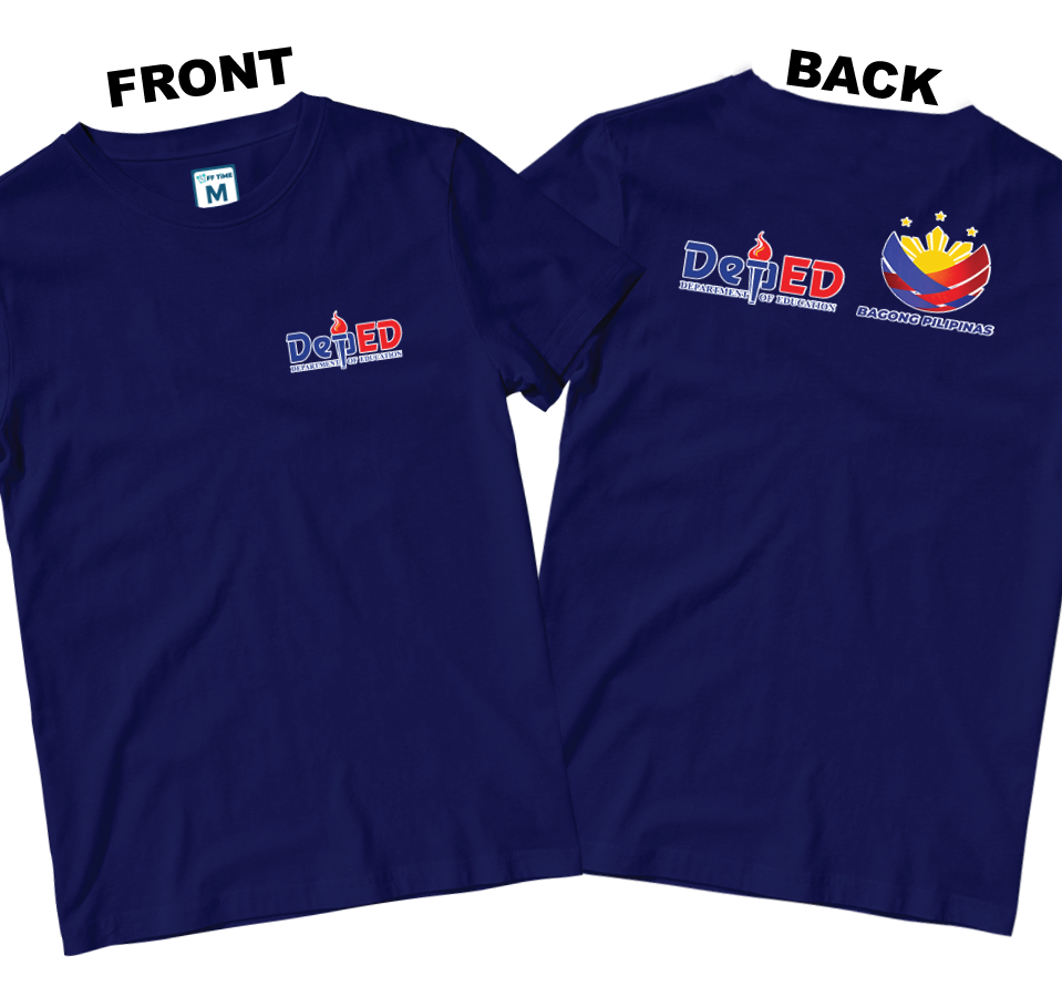 Cotton Shirt: DepEd Pocket 2 (Front and Back)