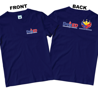 Cotton Shirt: DepEd Pocket 2 (Front and Back)