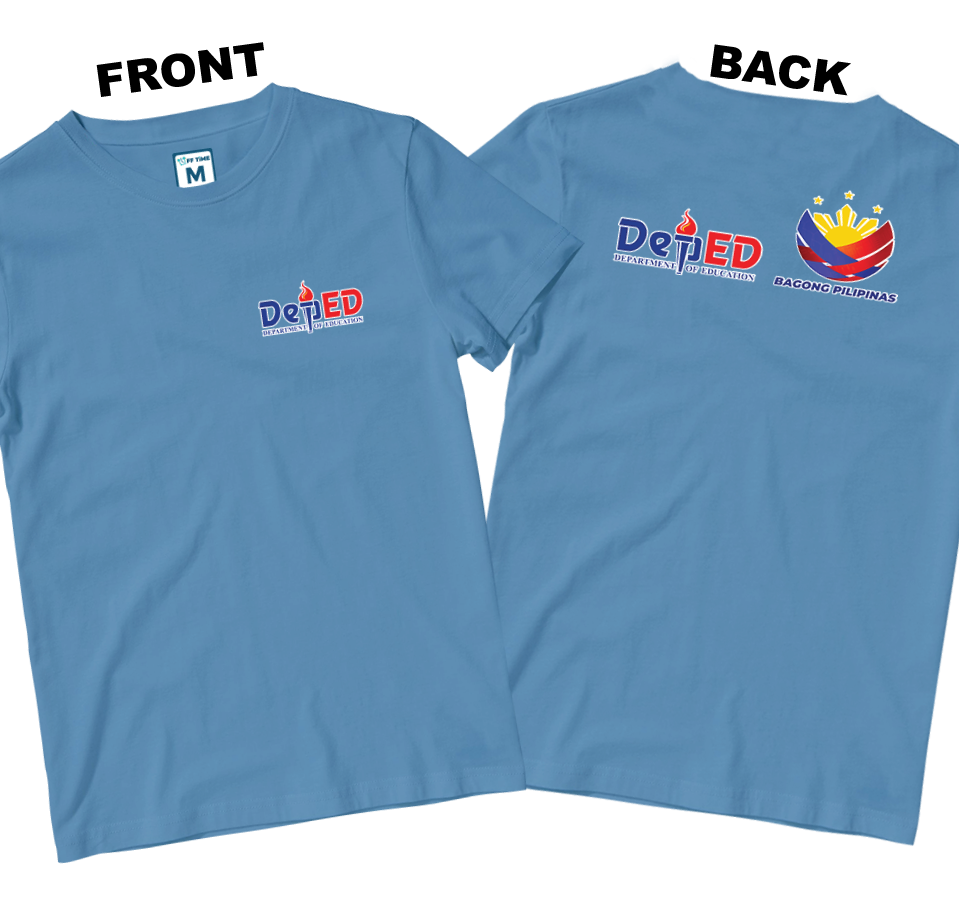 Cotton Shirt: DepEd Pocket 2 (Front and Back)