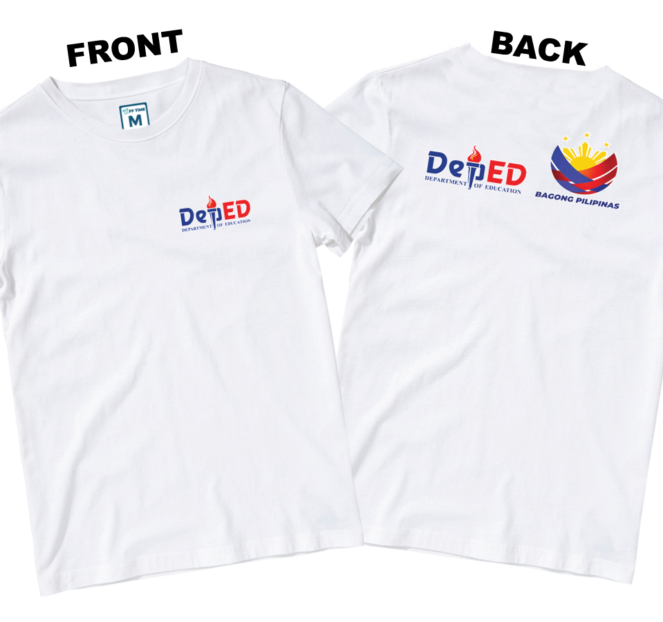Cotton Shirt: DepEd Pocket 2 (Front and Back)