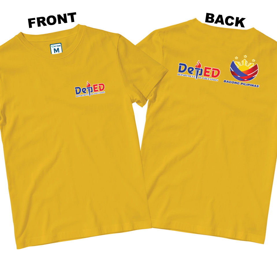 Cotton Shirt: DepEd Pocket 2 (Front and Back)