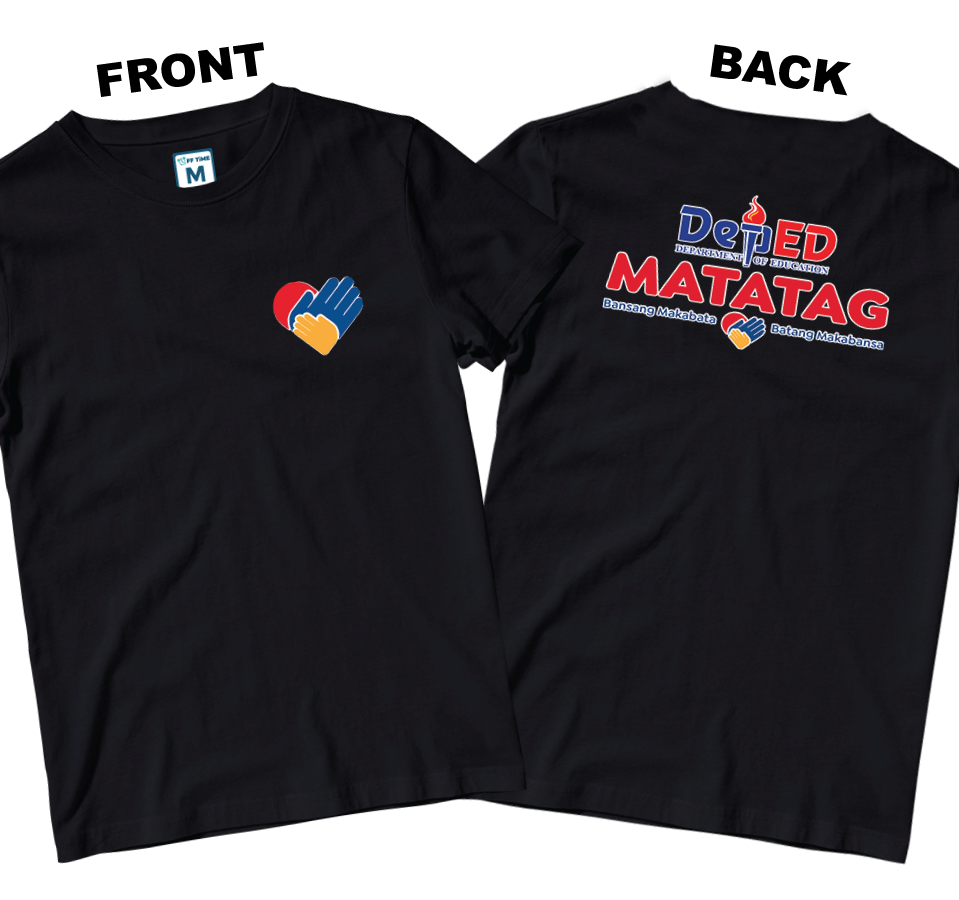 Cotton Shirt: Small Heart DepEd (Front and Back)