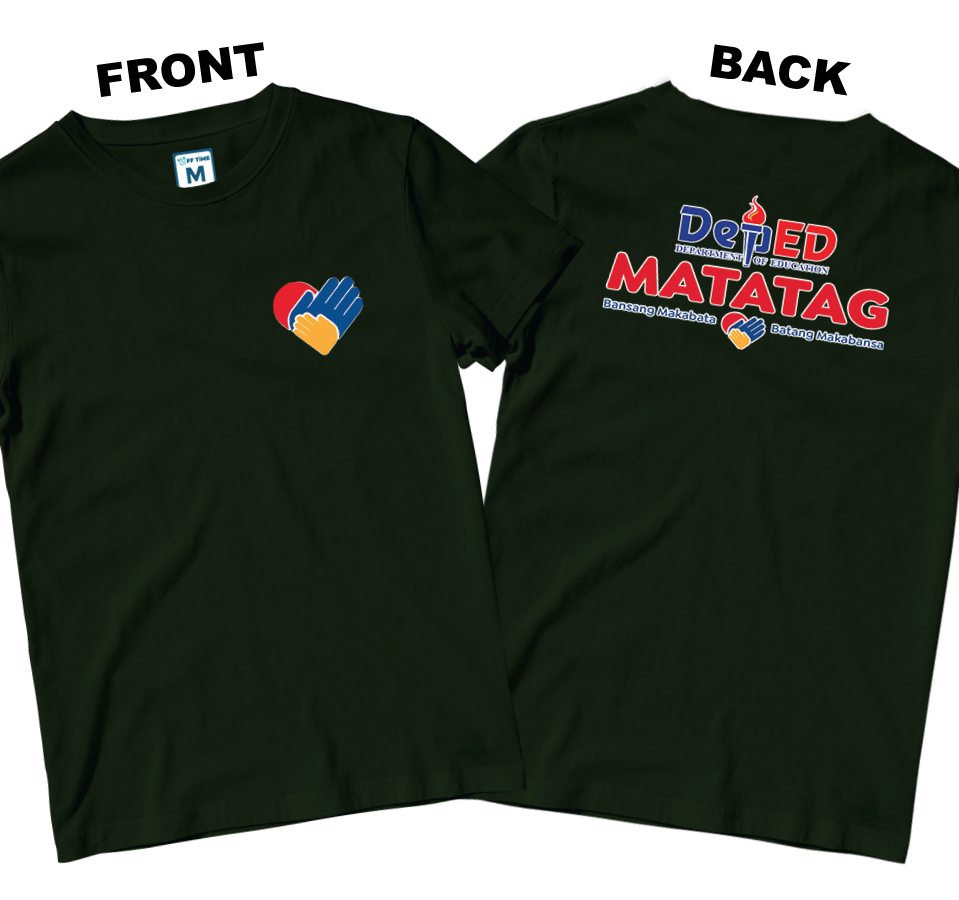 Cotton Shirt: Small Heart DepEd (Front and Back)