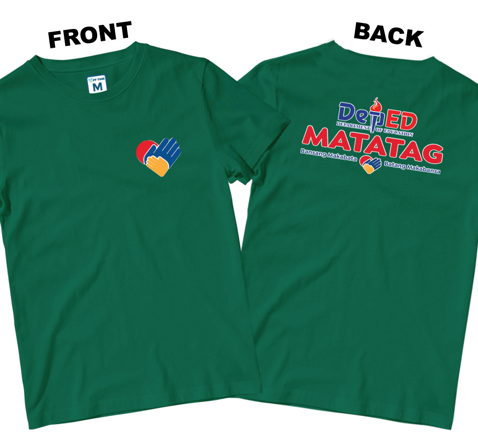 Cotton Shirt: Small Heart DepEd (Front and Back)