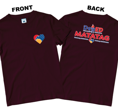 Cotton Shirt: Small Heart DepEd (Front and Back)