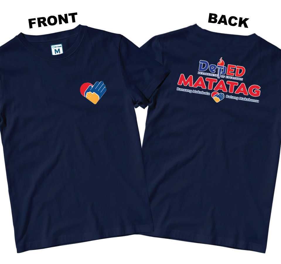 Cotton Shirt: Small Heart DepEd (Front and Back)