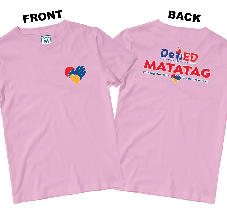Cotton Shirt: Small Heart DepEd (Front and Back)