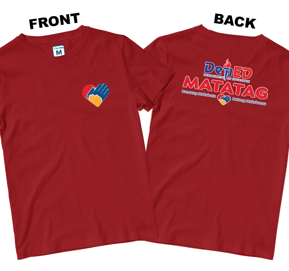 Cotton Shirt: Small Heart DepEd (Front and Back)