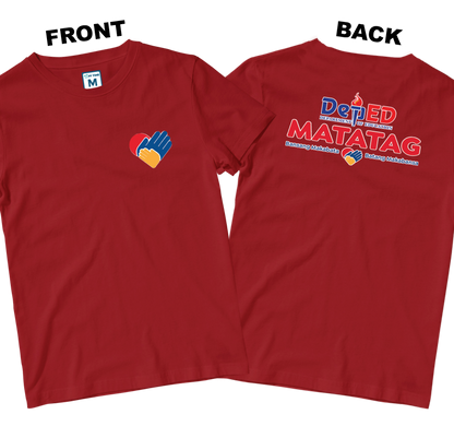 Cotton Shirt: Small Heart DepEd (Front and Back)