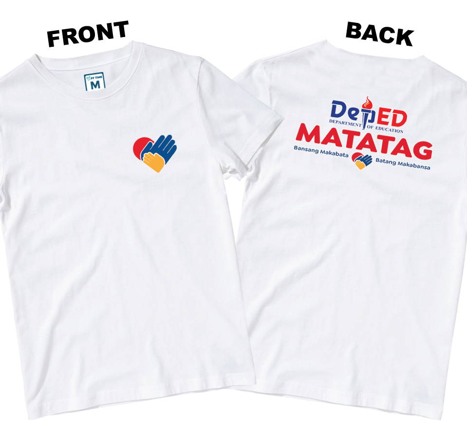 Cotton Shirt: Small Heart DepEd (Front and Back)