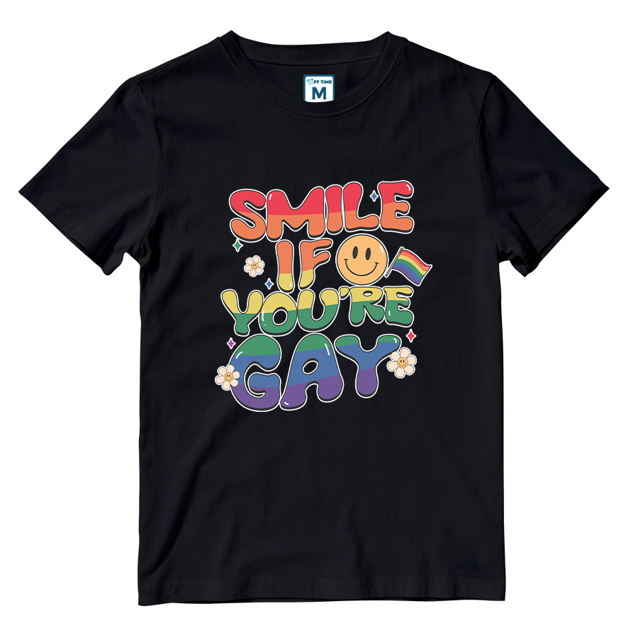 Cotton Shirt: Smile Pride