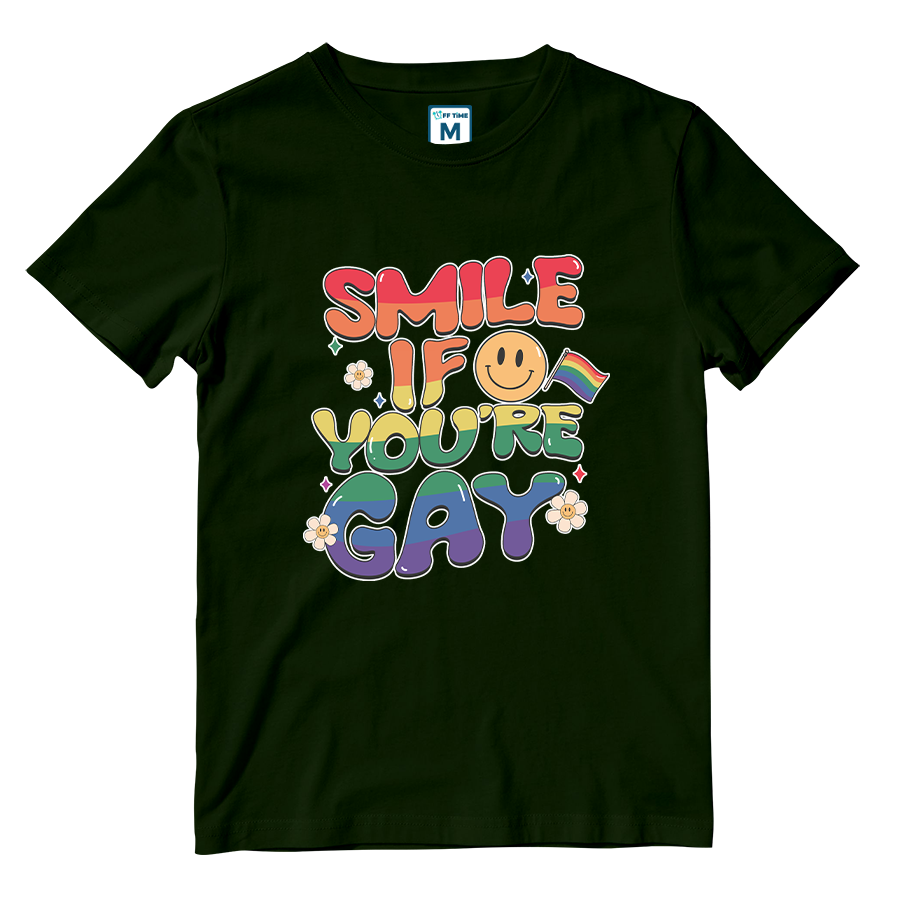Cotton Shirt: Smile Pride