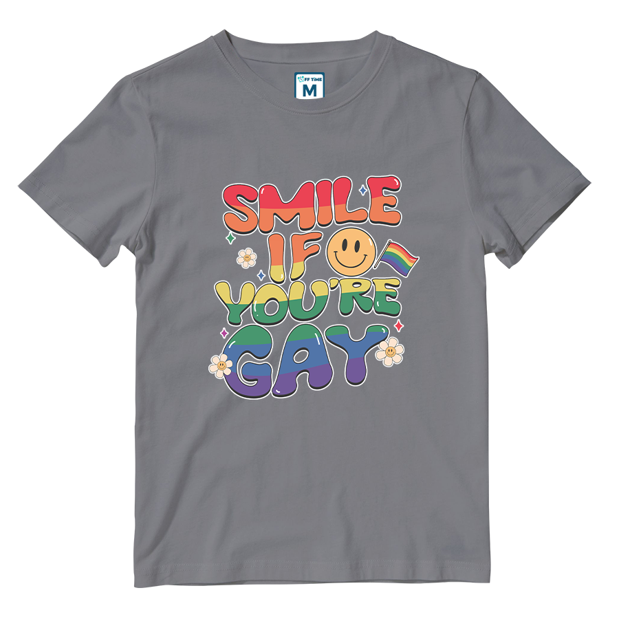 Cotton Shirt: Smile Pride