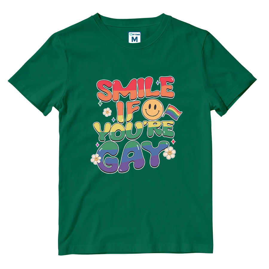 Cotton Shirt: Smile Pride