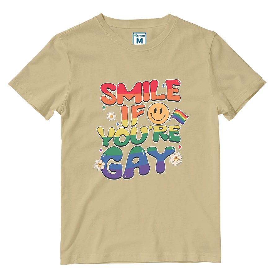 Cotton Shirt: Smile Pride