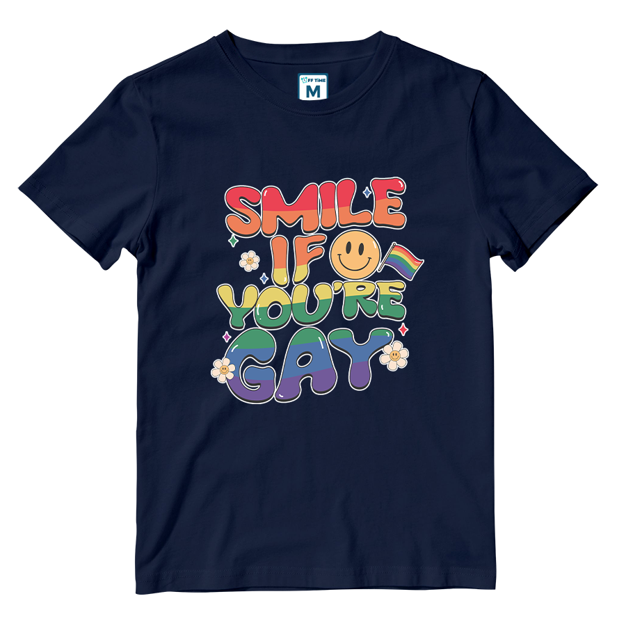 Cotton Shirt: Smile Pride