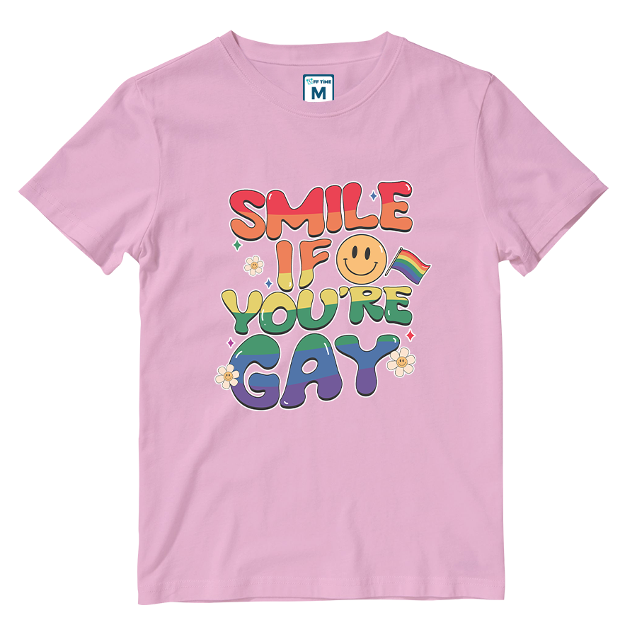 Cotton Shirt: Smile Pride