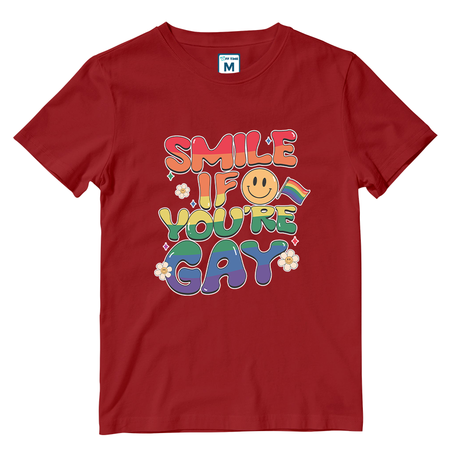 Cotton Shirt: Smile Pride