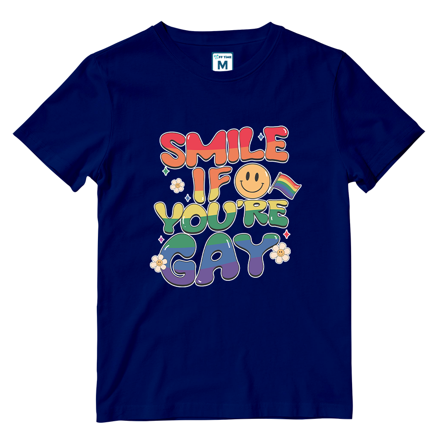 Cotton Shirt: Smile Pride