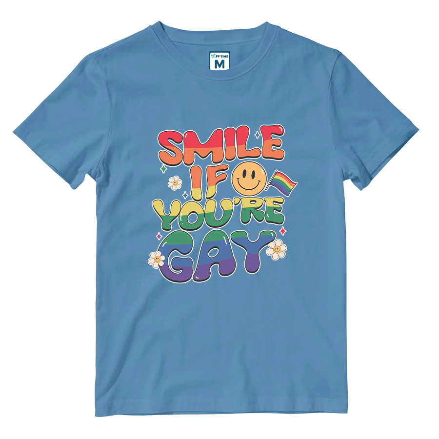 Cotton Shirt: Smile Pride