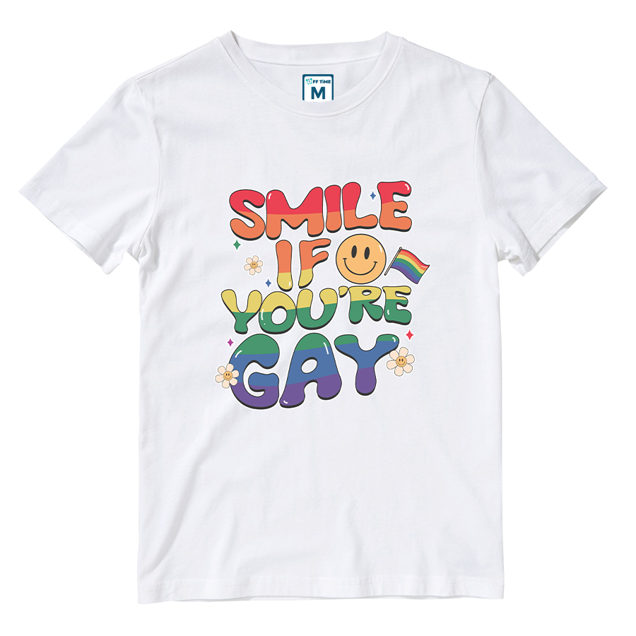 Cotton Shirt: Smile Pride