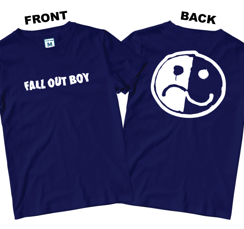 Cotton Shirt: Smile and Frown Logo (Front and Back)