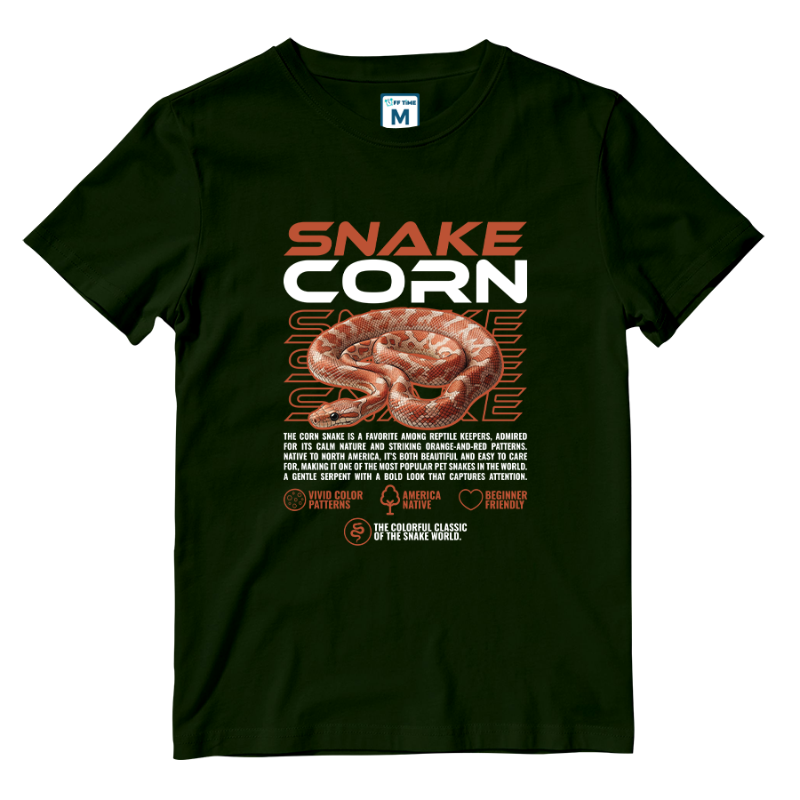 Cotton Shirt: Snake Corn
