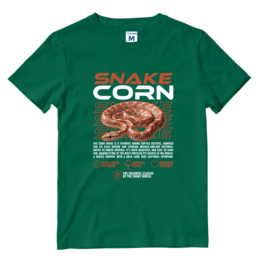 Cotton Shirt: Snake Corn
