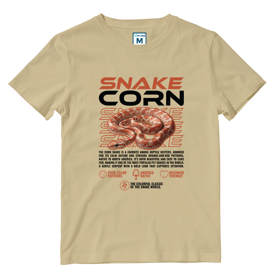 Cotton Shirt: Snake Corn