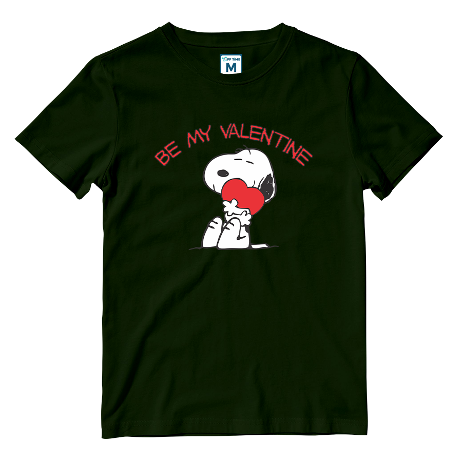 Cotton Shirt: Snoopy Be My Valentine