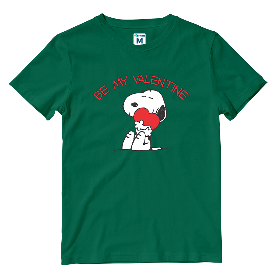 Cotton Shirt: Snoopy Be My Valentine