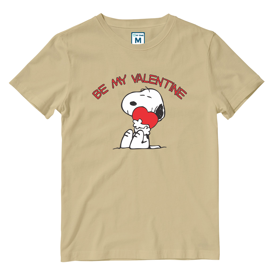 Cotton Shirt: Snoopy Be My Valentine