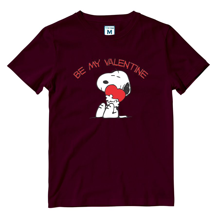 Cotton Shirt: Snoopy Be My Valentine