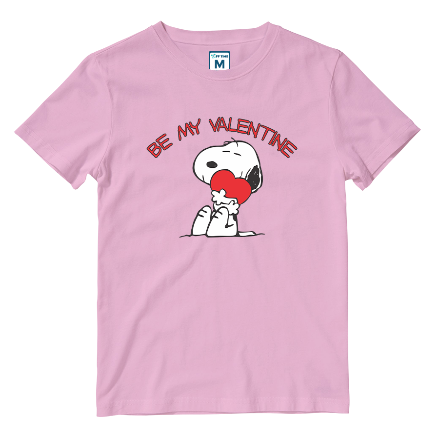 Cotton Shirt: Snoopy Be My Valentine