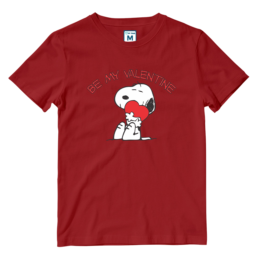 Cotton Shirt: Snoopy Be My Valentine