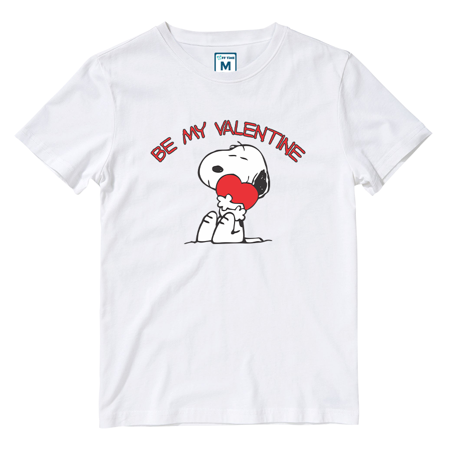 Cotton Shirt: Snoopy Be My Valentine