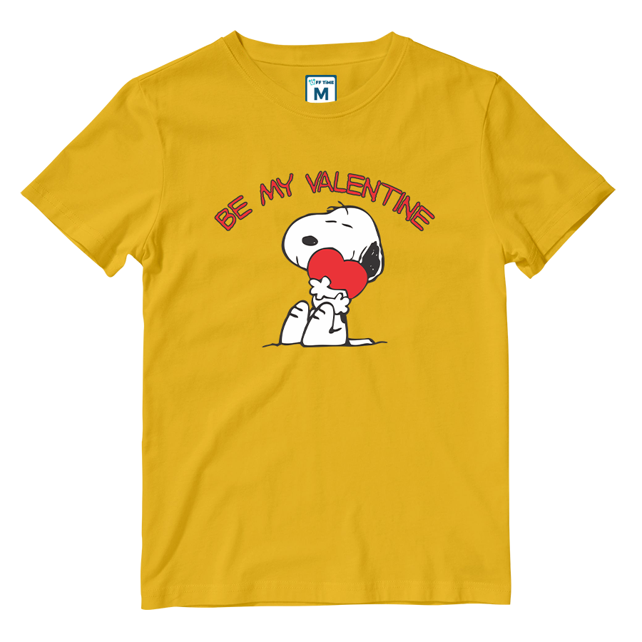 Cotton Shirt: Snoopy Be My Valentine