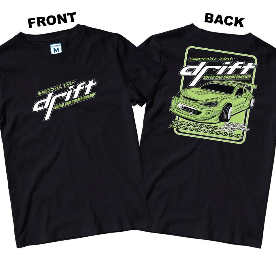 Cotton Shirt: Special Day Drift (Front and Back)