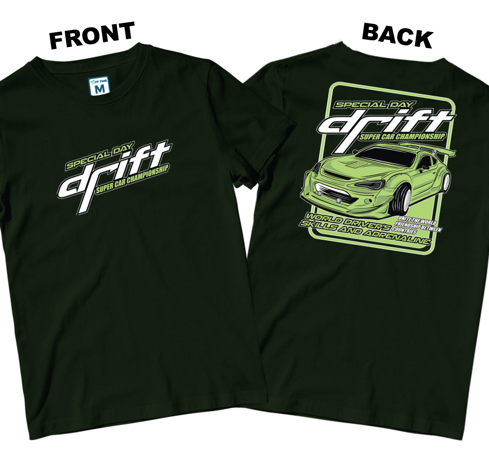 Cotton Shirt: Special Day Drift (Front and Back)