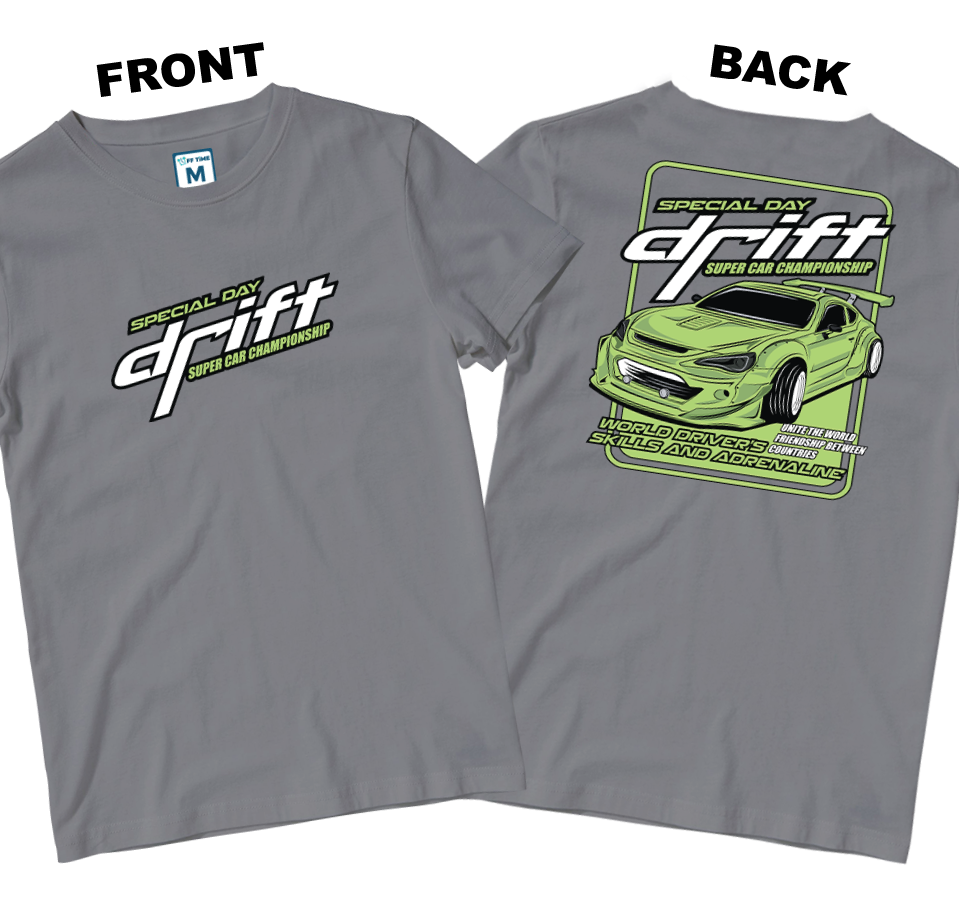 Cotton Shirt: Special Day Drift (Front and Back)